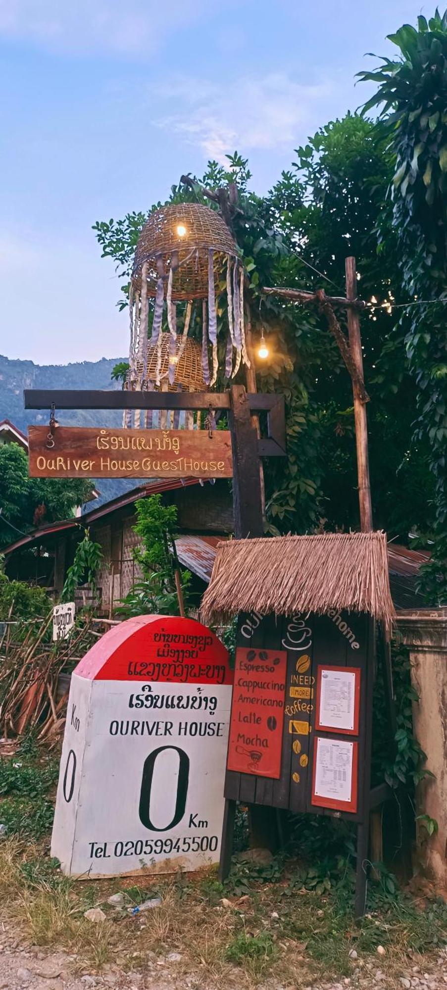 Ou River House Nongkhiaw Eksteriør billede