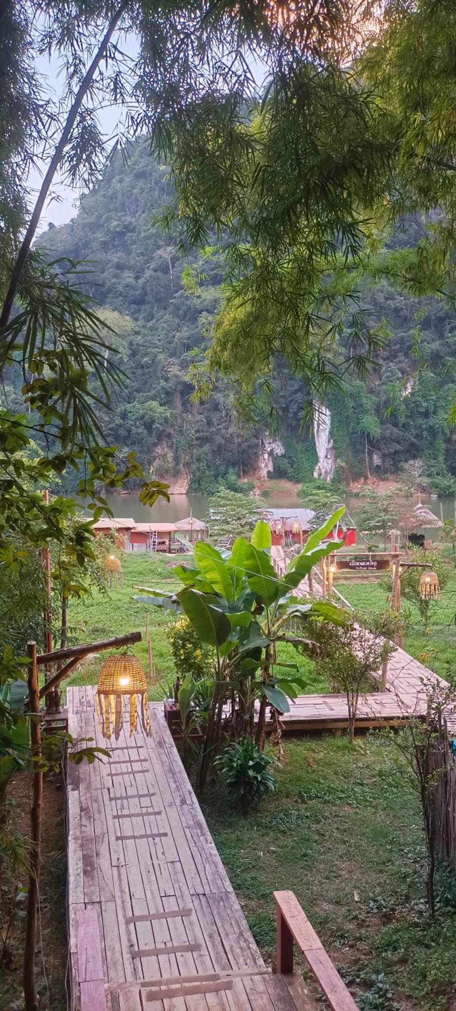 Ou River House Nongkhiaw Eksteriør billede